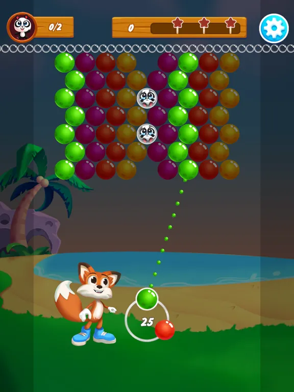 Bubble Shooter: Rescue Panda iPad 应用截图