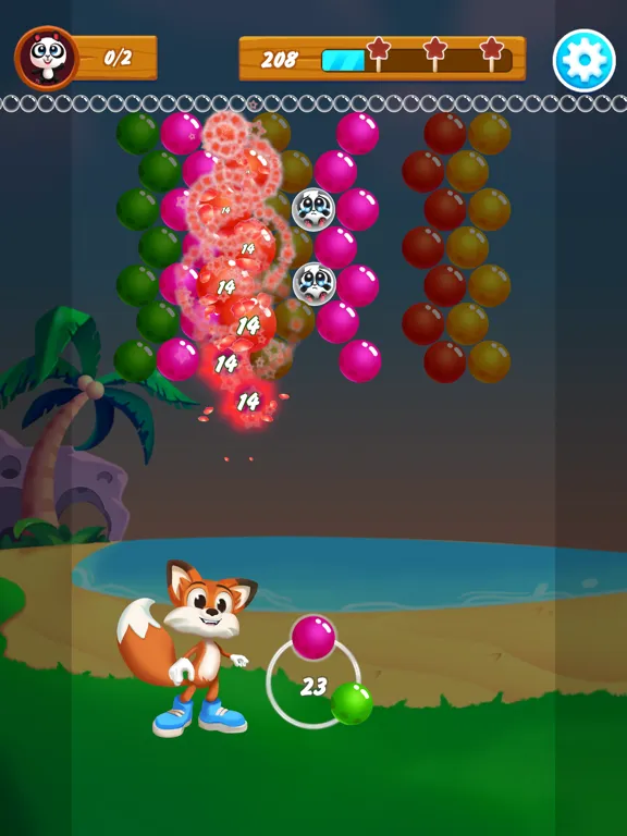 Bubble Shooter: Rescue Panda iPad 应用截图