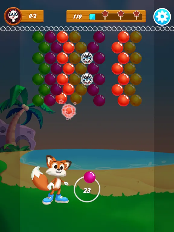 Bubble Shooter: Rescue Panda iPad 应用截图