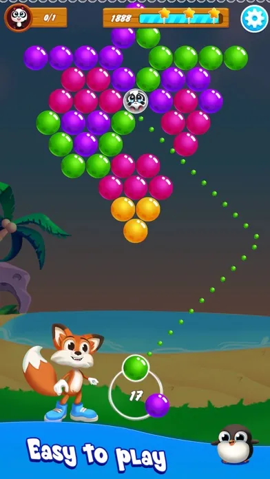 Bubble Shooter: Rescue Panda应用截图