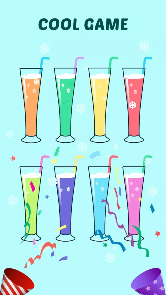 Ảnh chụp màn hình của Water Sort - Sort Color Puzzle