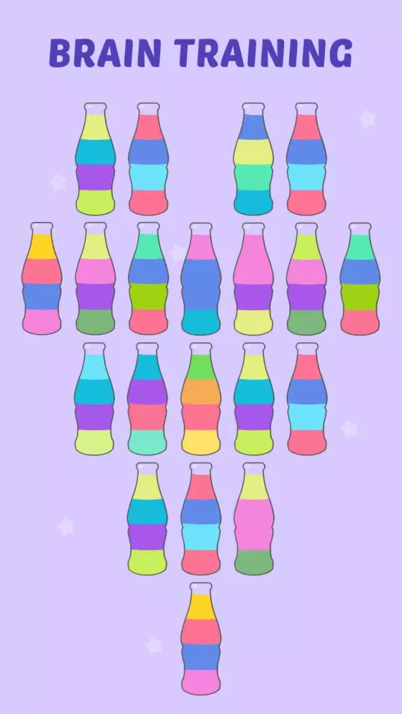 Ảnh chụp màn hình của Water Sort - Sort Color Puzzle