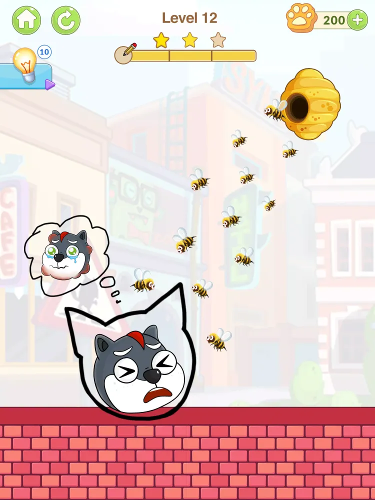 ภาพหน้าจอของ Help the Dog: Brain Puzzles