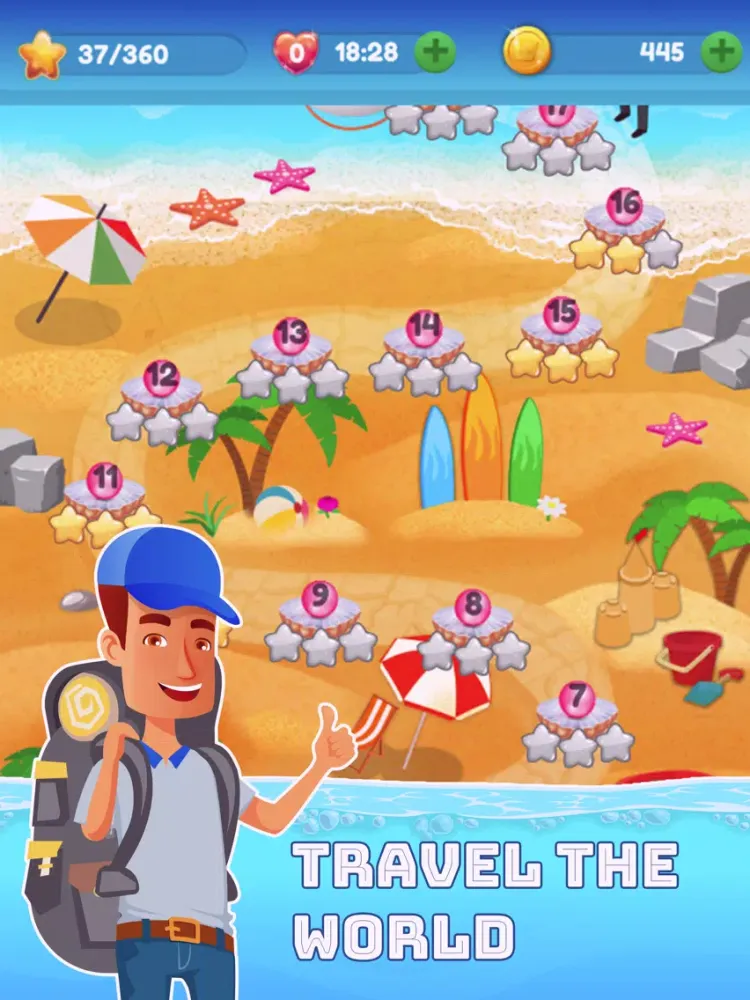 Tangkapan layar Ocean Sweep: A Match 3 Game iPad 