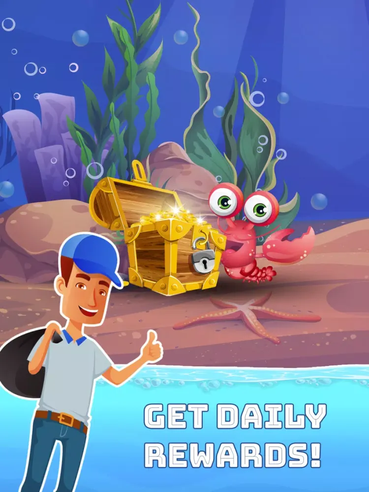 Tangkapan layar Ocean Sweep: A Match 3 Game iPad 