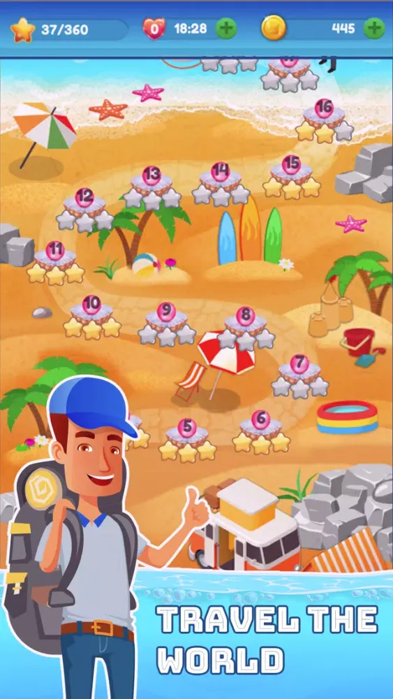 Tangkapan layar Ocean Sweep: A Match 3 Game
