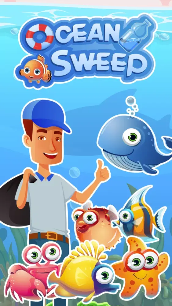 Tangkapan layar Ocean Sweep: A Match 3 Game