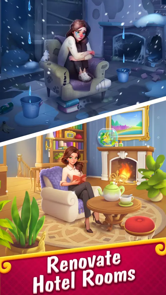 Merge Hotel Empire Screenshots