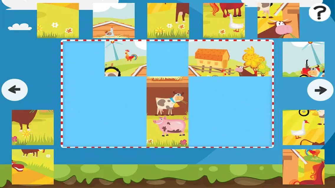 Tangkapan skrin Farm Puzzles - Animals jigsaw puzzle game for children and parents with the world of the barn