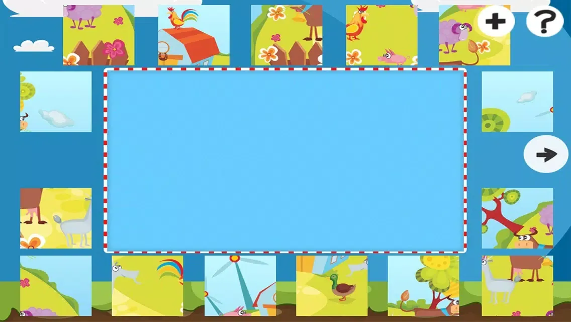 Tangkapan skrin Farm Puzzles - Animals jigsaw puzzle game for children and parents with the world of the barn
