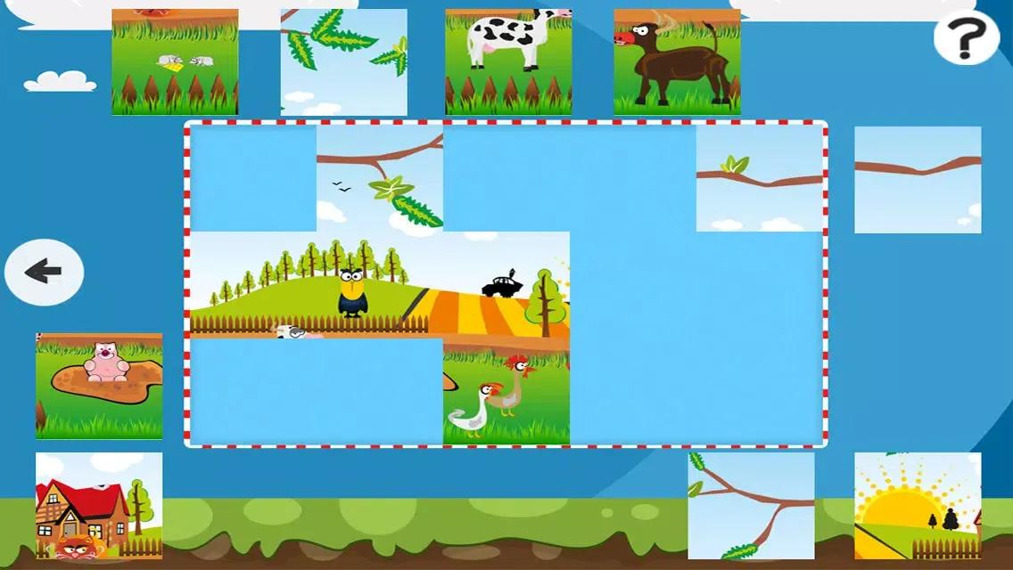 Tangkapan skrin Farm Puzzles - Animals jigsaw puzzle game for children and parents with the world of the barn