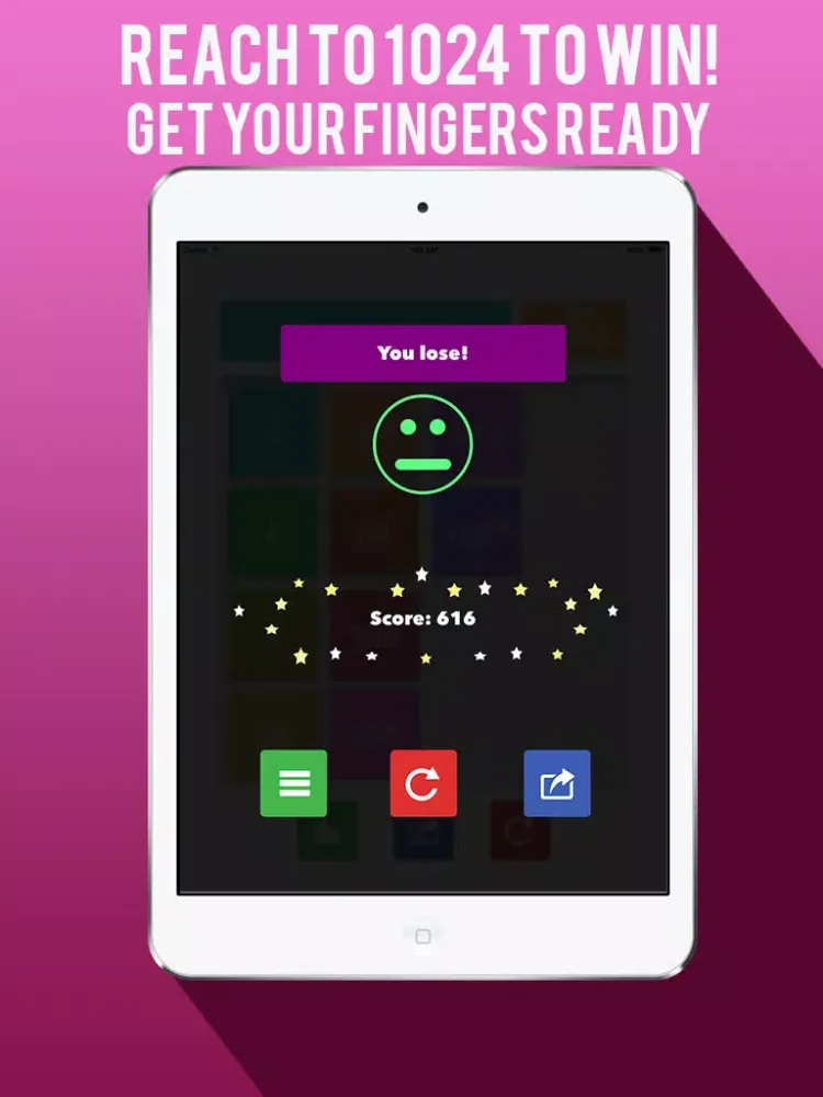 Zrzuty ekranu 1024+ Free Math Puzzle Game (easier than 2048) iPad 