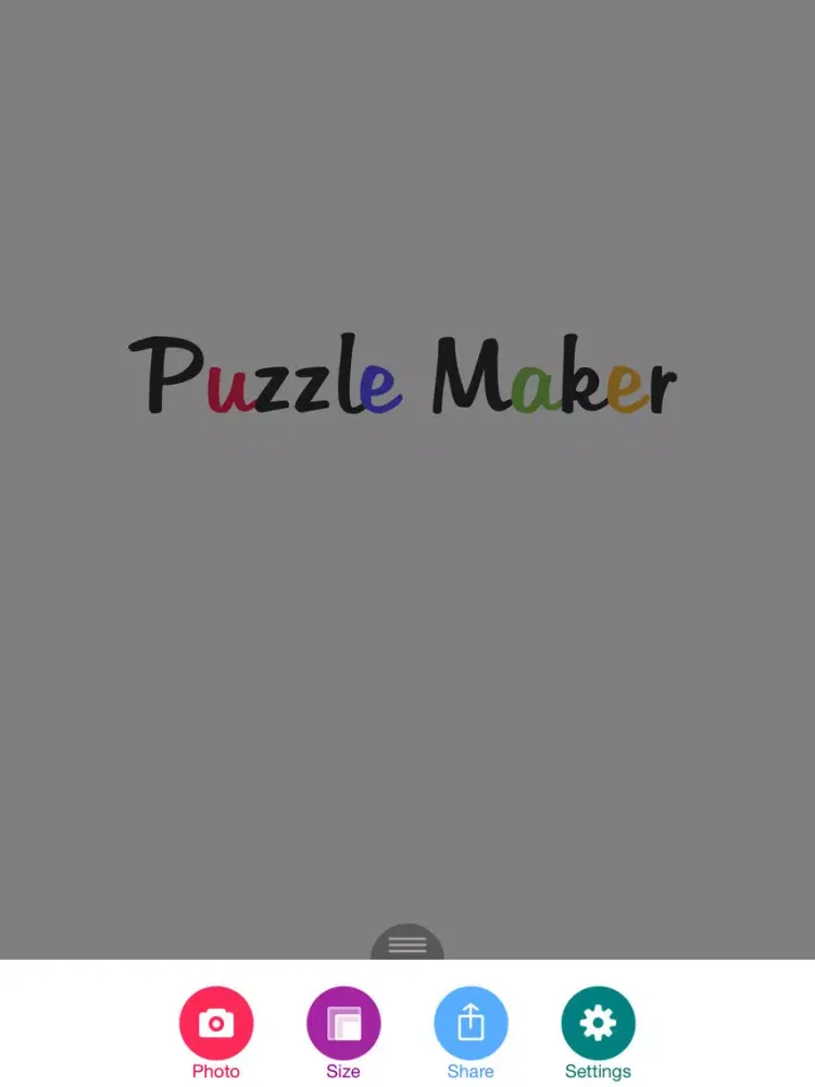 Puzzle Maker iPad 应用截图