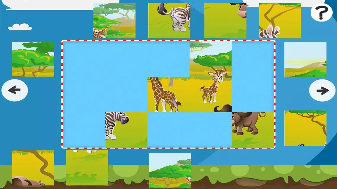 Safari Puzzles - Animals jigsaw puzzle game for children and parents with the world of the savannah Screenshots