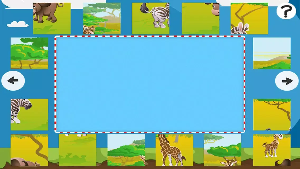 Safari Puzzles - Animals jigsaw puzzle game for children and parents with the world of the savannah Screenshots