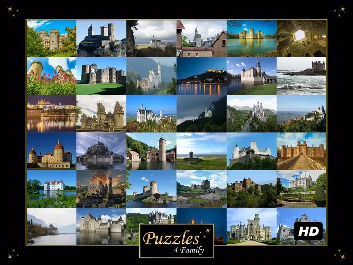 Capturas de tela do Castles - Jigsaw and Sliding Puzzles iPad 