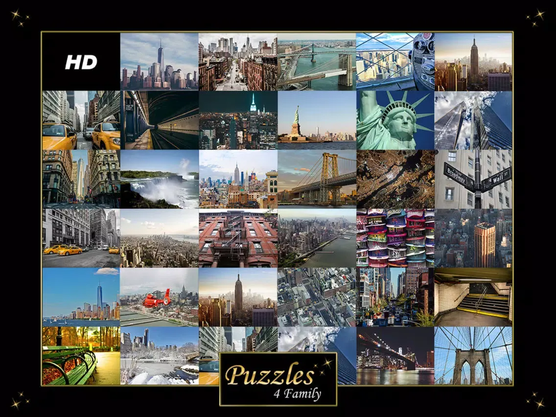 New York - Jigsaw game iPad  Ekran Görüntüleri