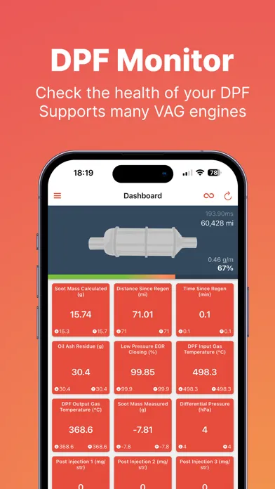 صور DPF Monitor for VAG