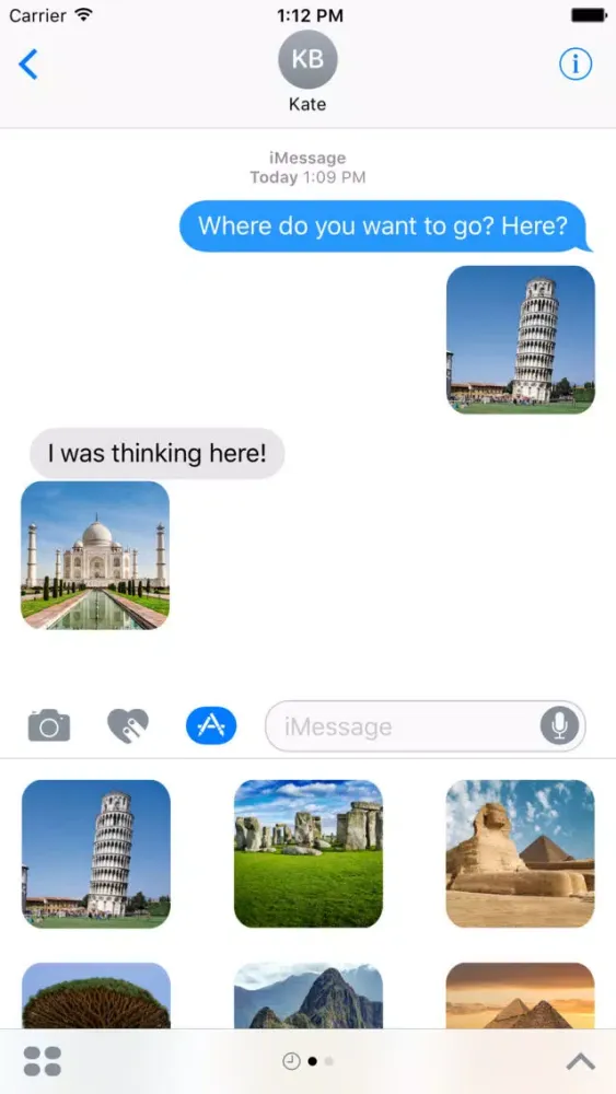 Wonders of the World Emoji Stickers स्क्रीनशॉट