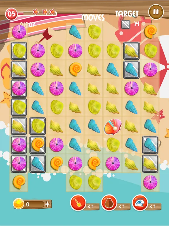 Shells Collector iPad  스크린샷