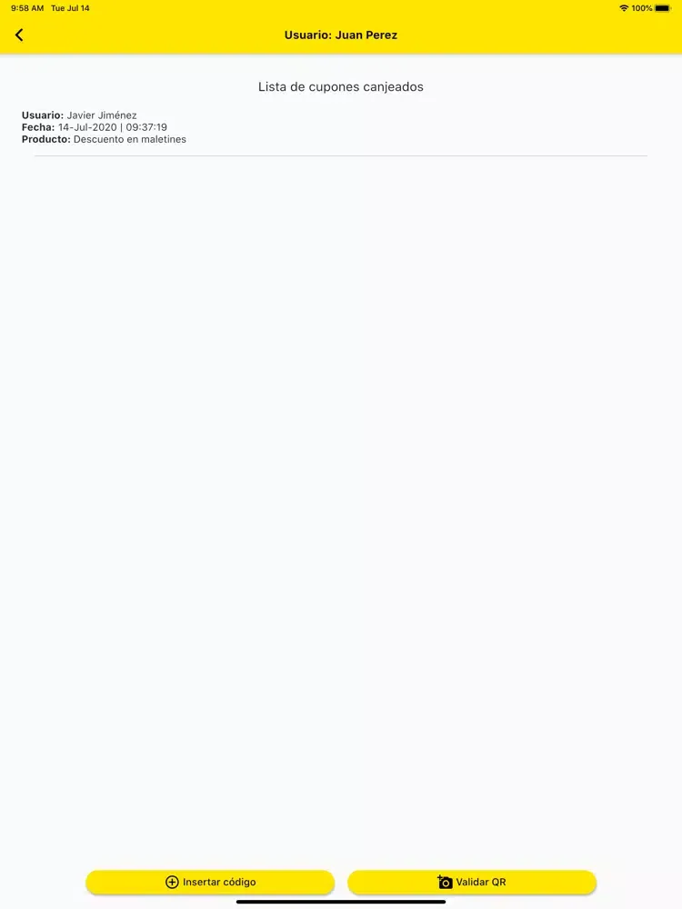 Zrzuty ekranu Club ABC - Tiendas iPad 