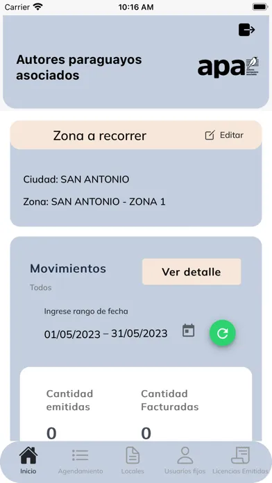 APA Licencias 스크린샷