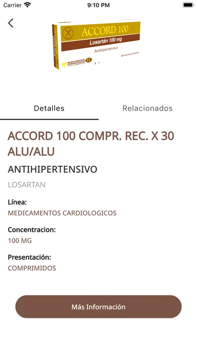 Capturas de tela do Indufar Vademécum