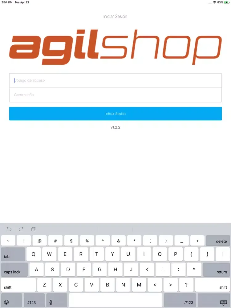 AgilShop Business iPad  스크린샷