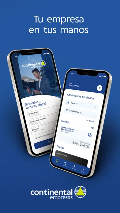 Capturas de tela do Banca Empresas