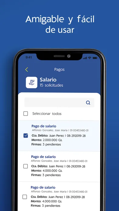 Capturas de tela do Banca Empresas