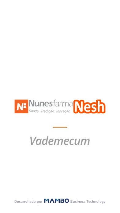 Capturas de tela do Vademecun Nunesfarma-Nesh