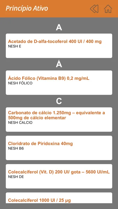 Capturas de tela do Vademecun Nunesfarma-Nesh