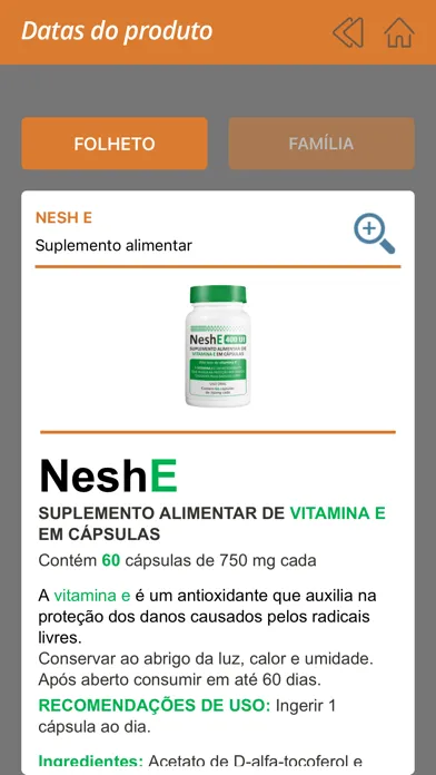 Capturas de tela do Vademecun Nunesfarma-Nesh