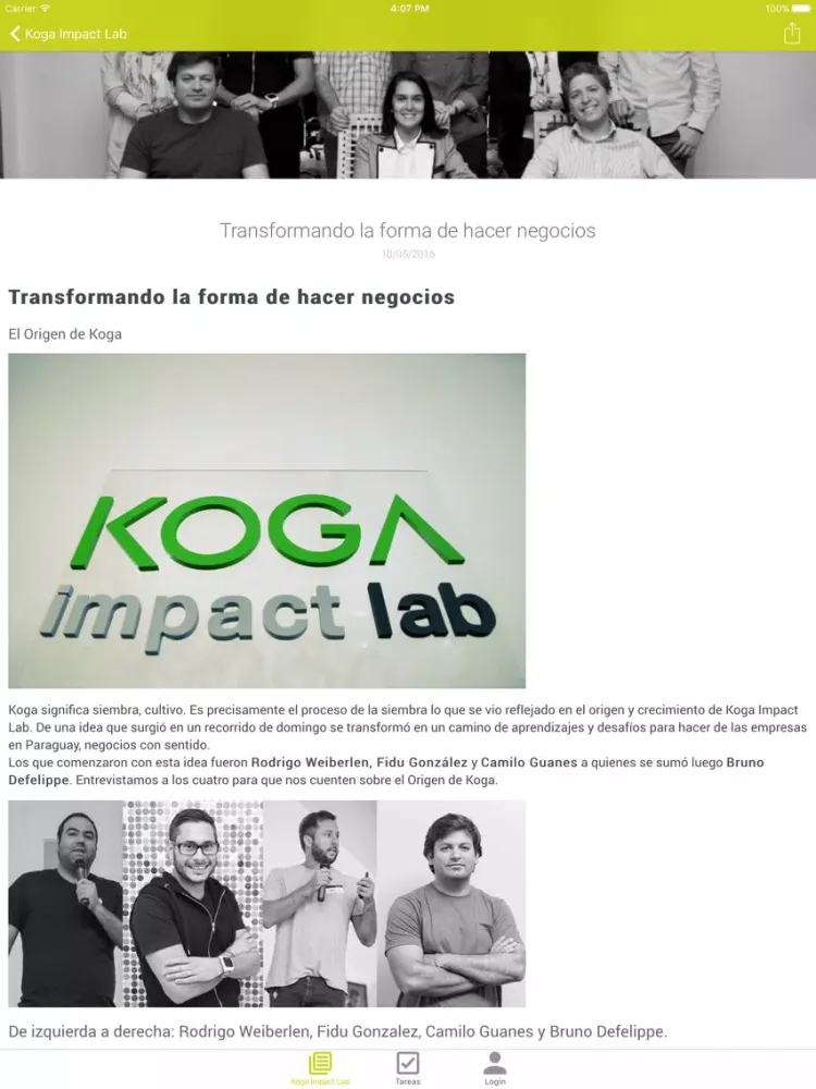 Captures d'écran de Koga Impact Lab iPad 