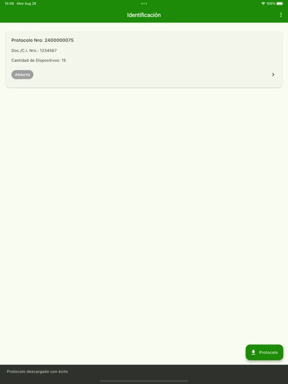 SIAP IA/CA iPad  Screenshots