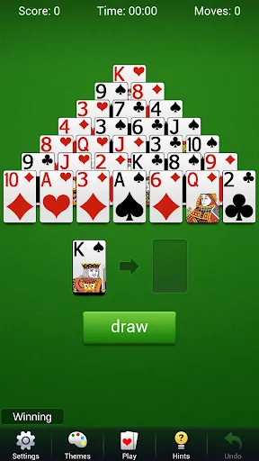 Tangkapan skrin Pyramid Solitaire - Card Games