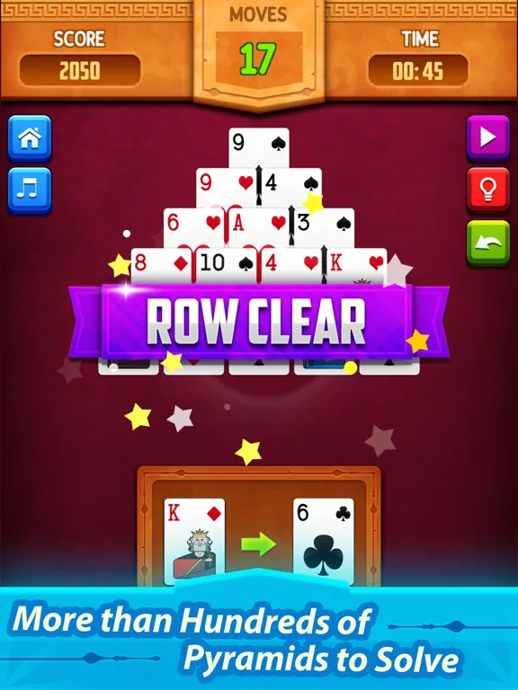 Pyramid Solitaire: Card Game iPad  Screenshots