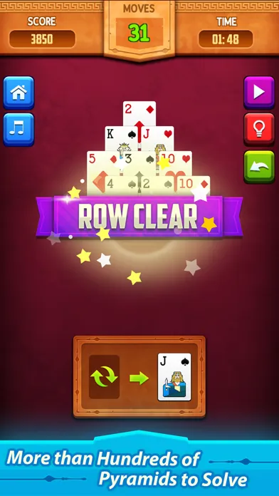Pyramid Solitaire: Card Game Screenshots