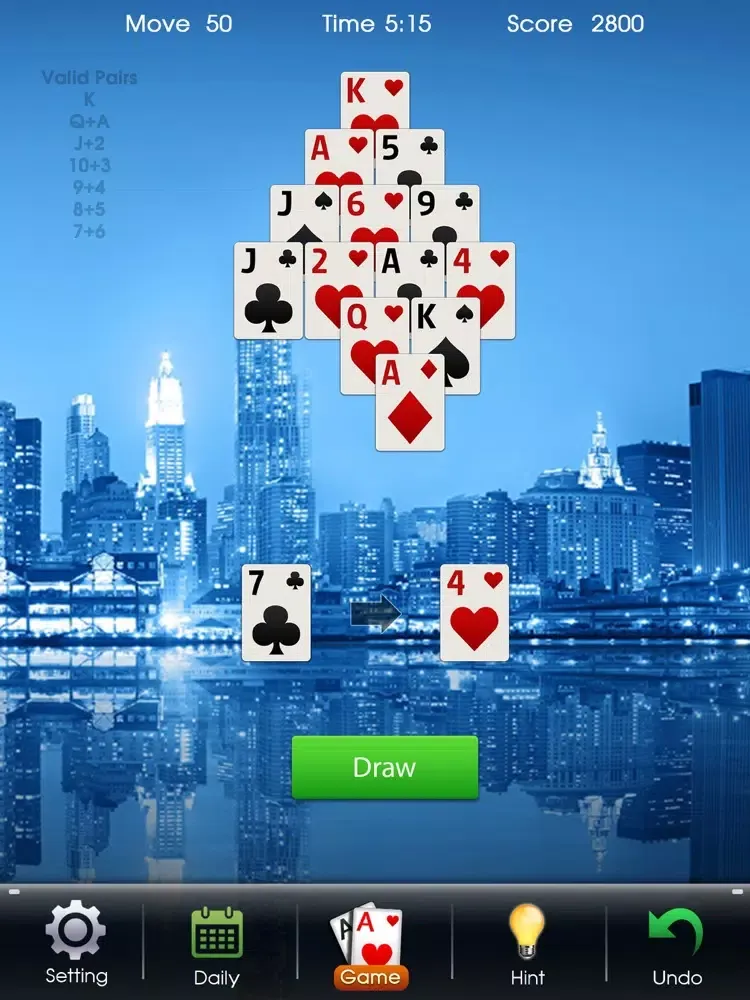 Pyramid Solitaire Blast iPad 应用截图