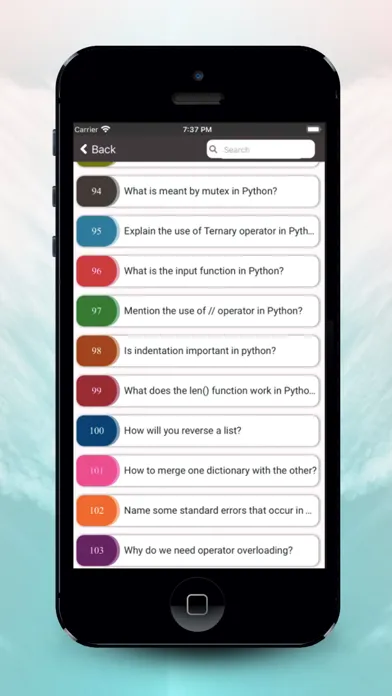 Ảnh chụp màn hình của Python Code Play