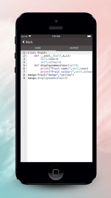 Ảnh chụp màn hình của Python Code Play