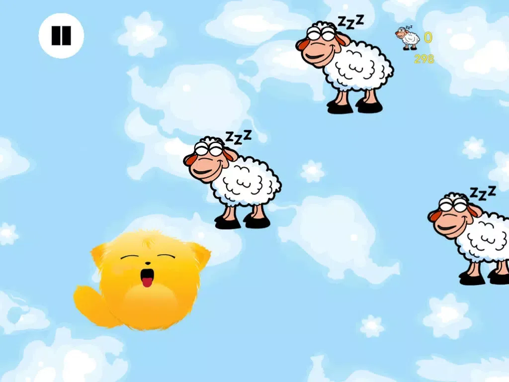 Captures d'écran de Counting Sheep to Help You Fall Asleep: Sleeping Game for Children iPad 