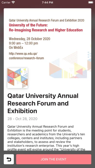 QU Research Forum & Exhibition应用截图