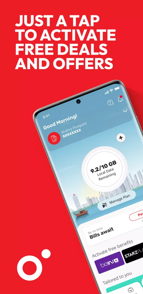 Zrzuty ekranu Ooredoo Qatar