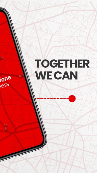 Capturas de tela do Vodafone IoT – Fleet Driver
