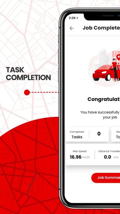 Capturas de tela do Vodafone IoT – Fleet Driver