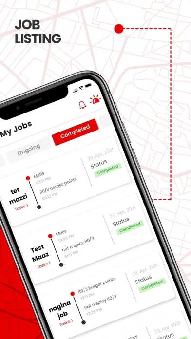 Capturas de tela do Vodafone IoT – Fleet Driver
