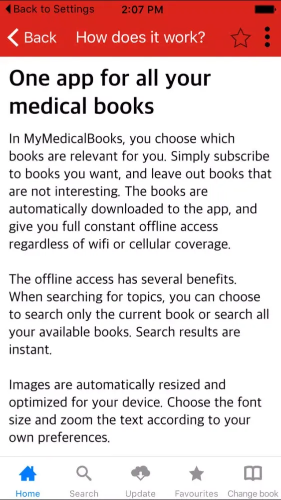Capturas de tela do MyMedicalBooks
