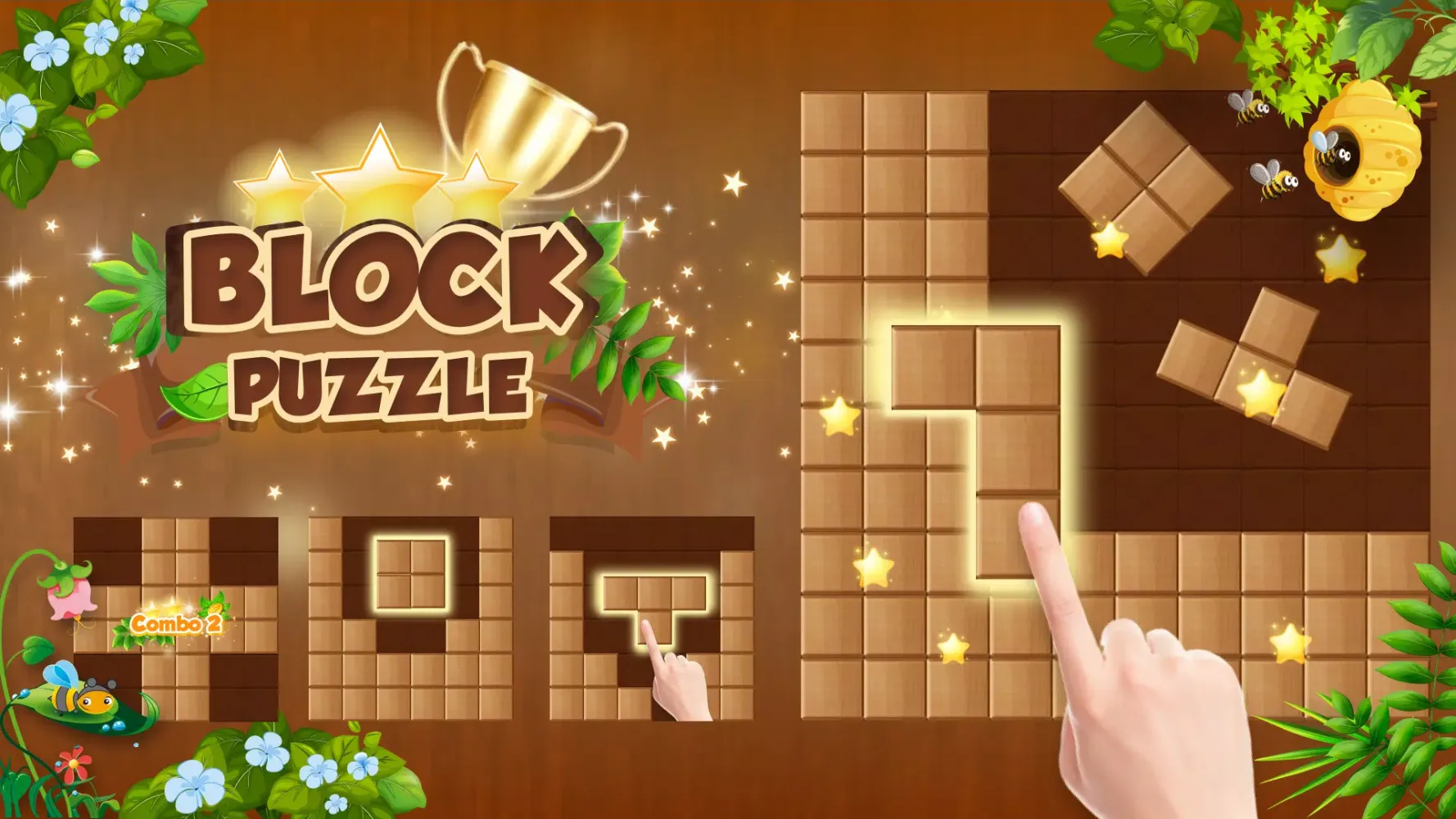 Woody Block Puzzle - Q Block Ekran Görüntüleri