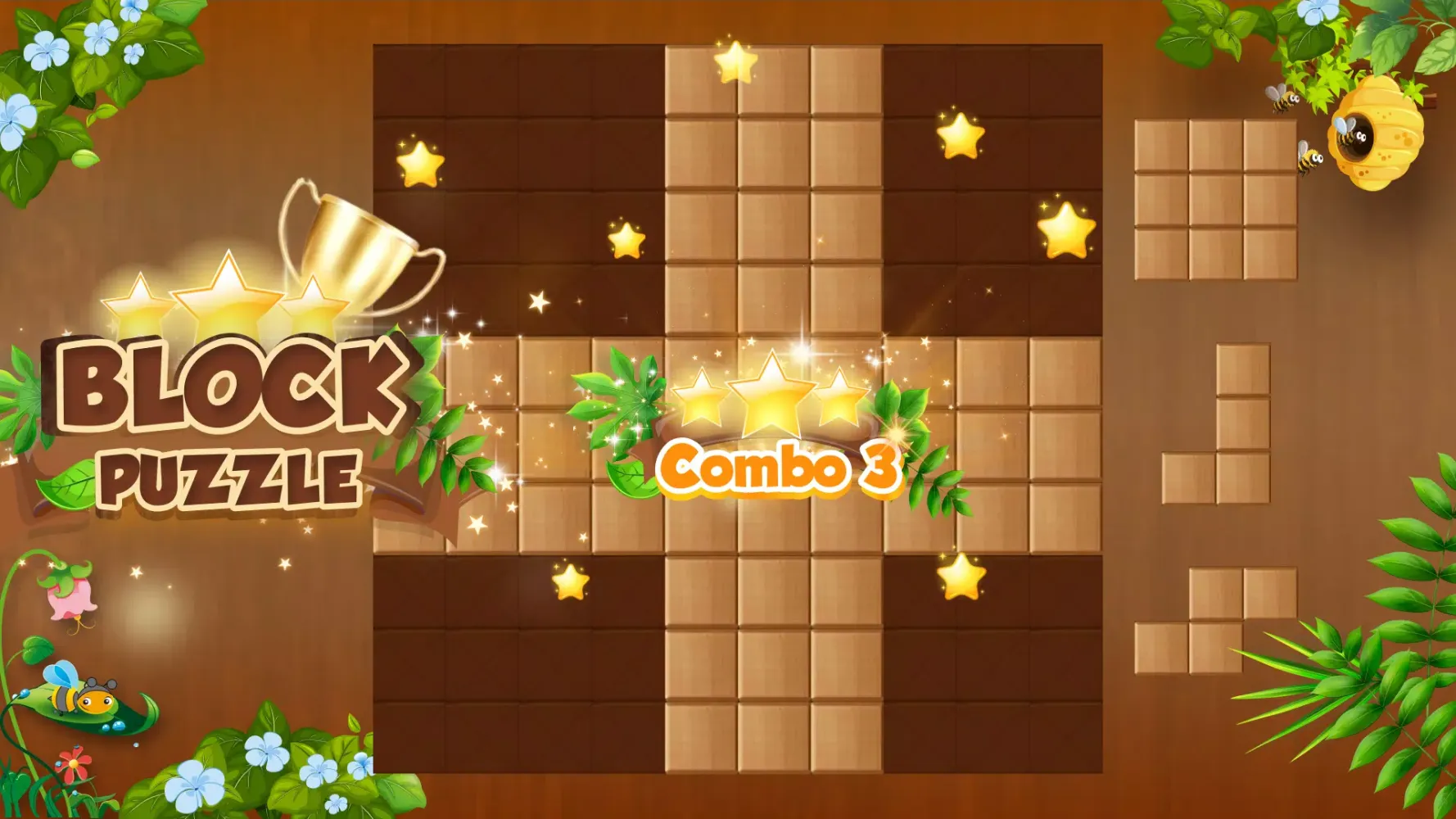 Woody Block Puzzle - Q Block Ekran Görüntüleri